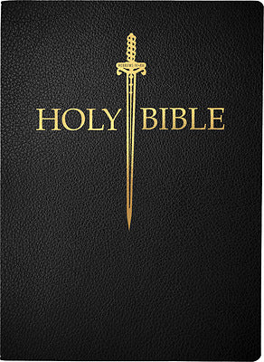 KJV Sword Bible, Giant Print, Black Bonded Leather