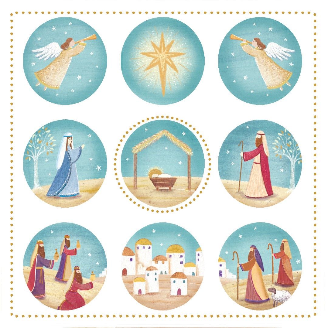 Tearfund - Nativity Circles - (Pack Of 10)