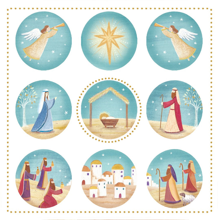 Tearfund - Nativity Circles - (Pack Of 10)