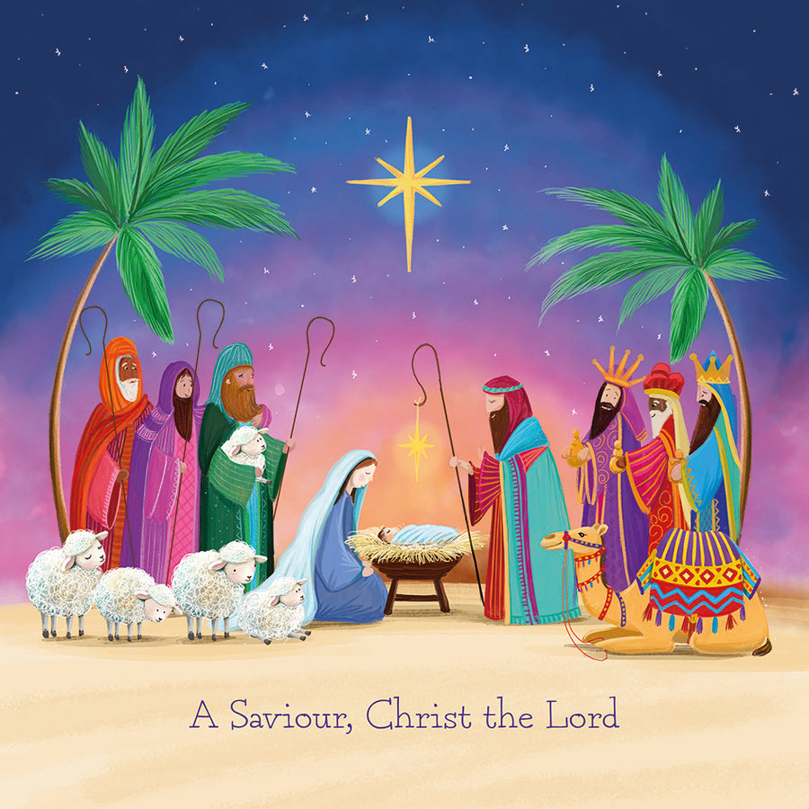 A Saviour Christmas Cards (Pack Of 10)