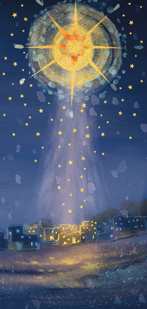 Shining Stars Christmas Cards (Pack Of 10)