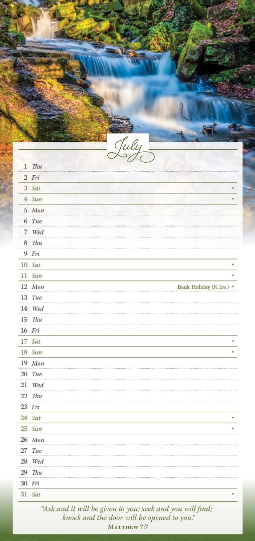 2027 Wall Calendar: Words Of Jesus
