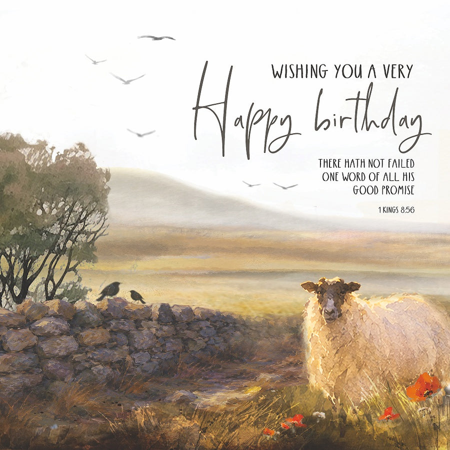 Slemish Sheep Birthday Card