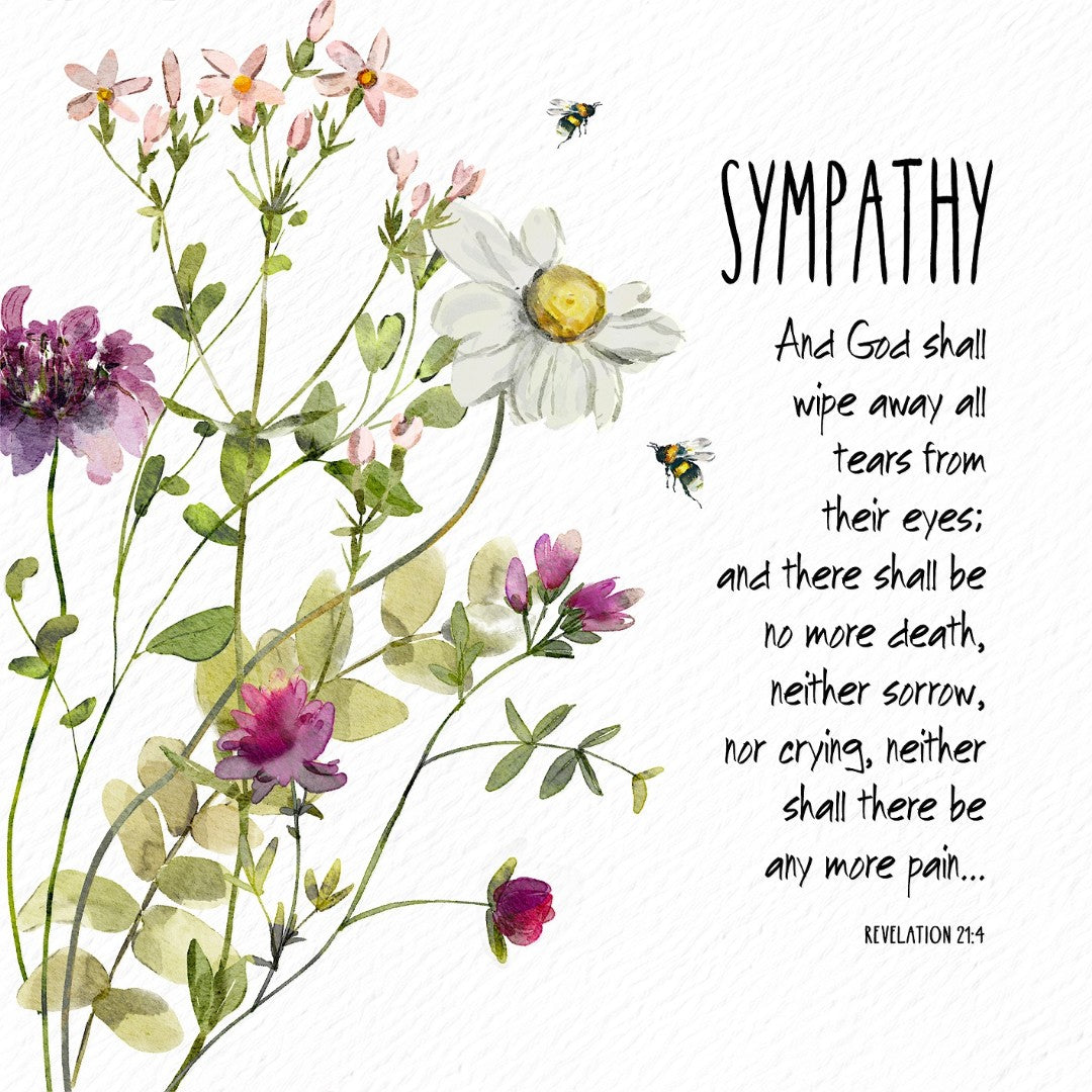 Daisy Copy Sympathy Card