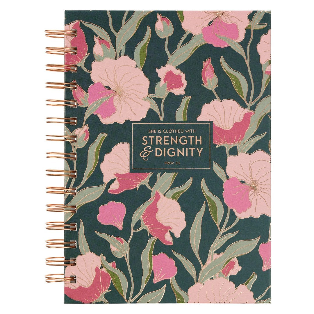 Strength & Dignity Wide Ruled Notebook