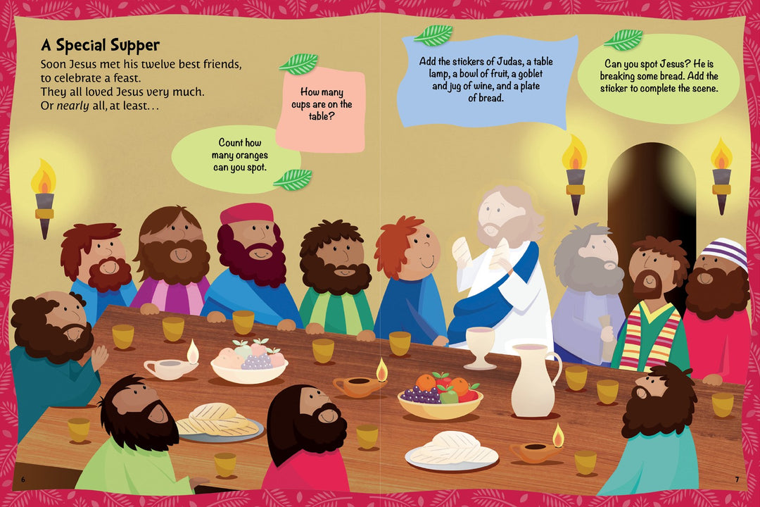 The Easter Story Sticker Book