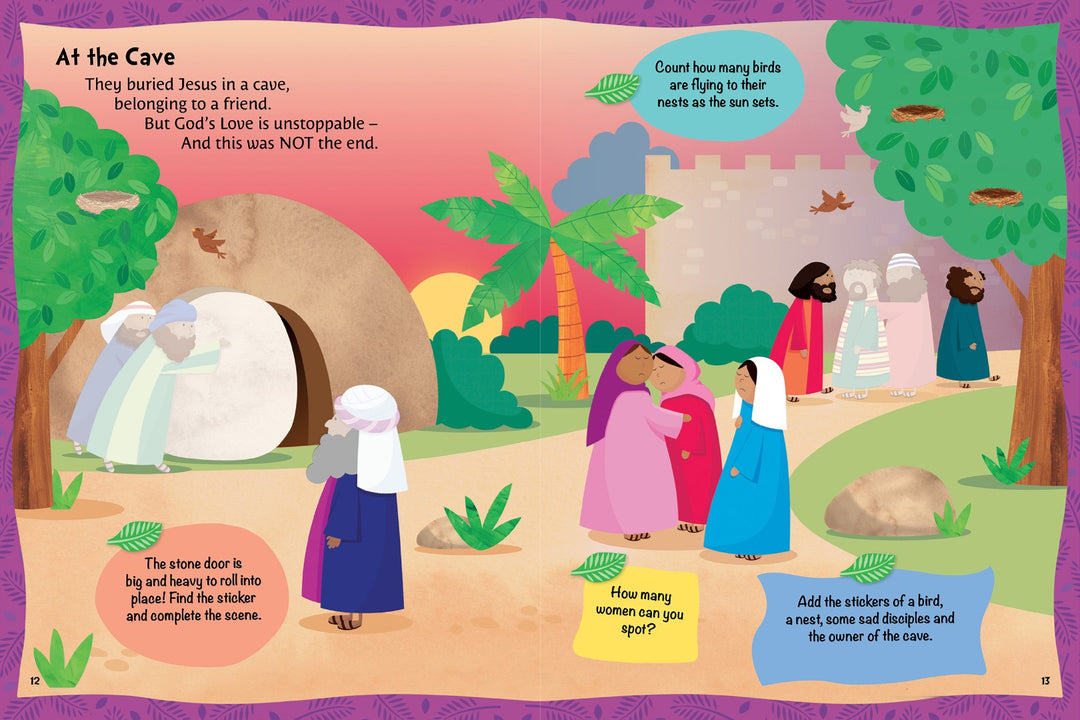 The Easter Story Sticker Book