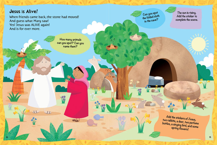 The Easter Story Sticker Book