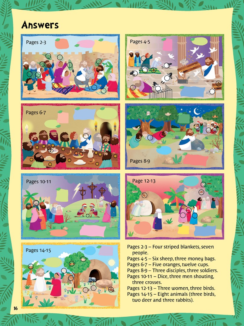 The Easter Story Sticker Book