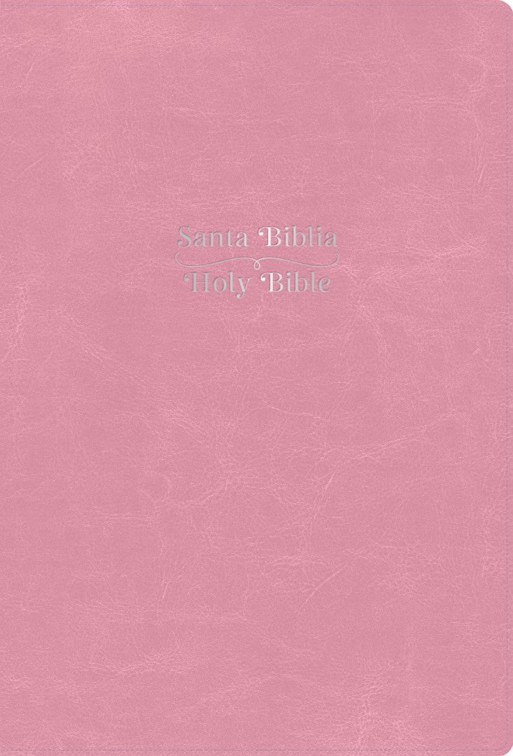 RVR 1960/KJV Biblia Bilingüe, Rosa, Símil Piel