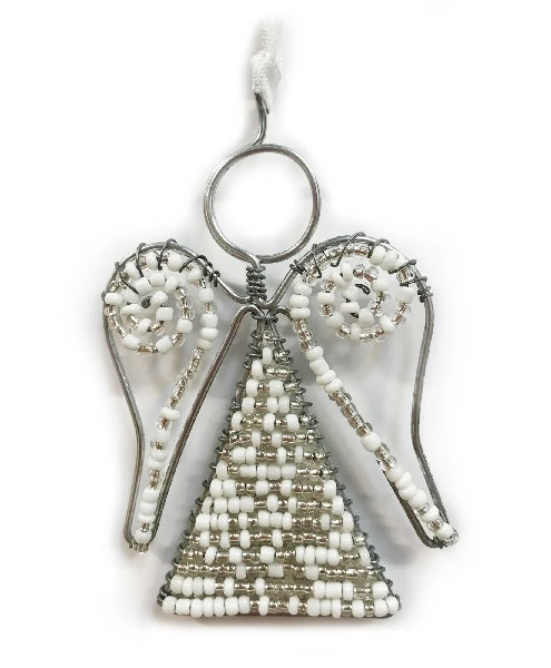 Beaded Angel Handmade Christmas Decoration
