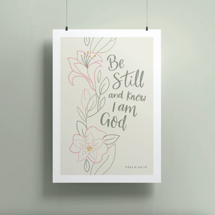Be Still A5 Print