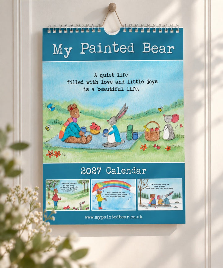 My Painted Bear Annual Wall Calendar 2027