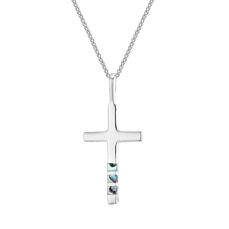 Cross Pendant Inlaid With Pauashell