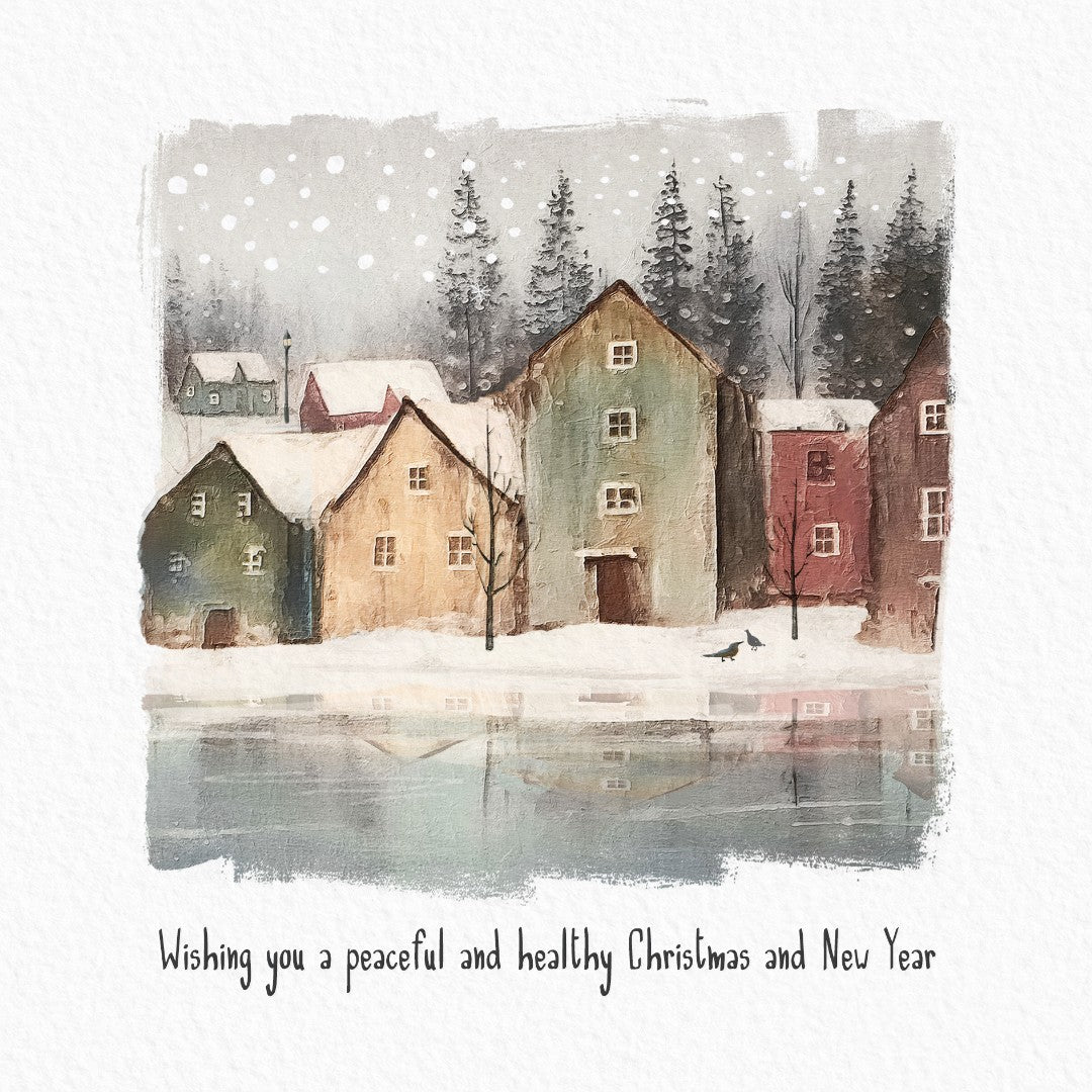 Houses Christmas / New Year Card
