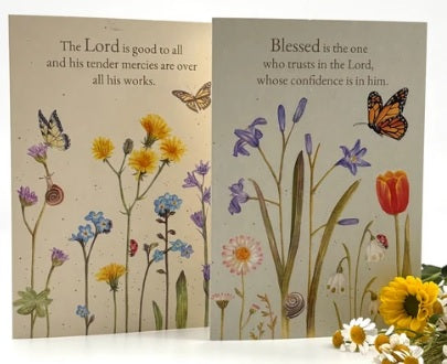 Floral Notes - Pack of 6 Christian Notecards