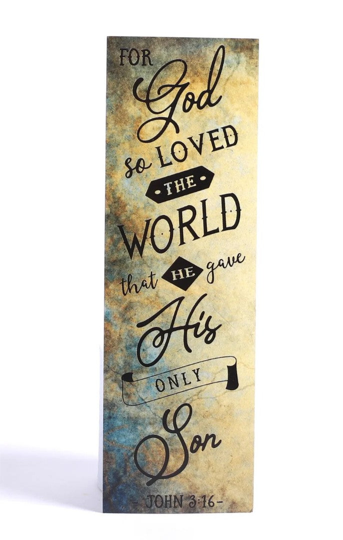 For God So Loved – John 3:16  Bookmark - Pk25