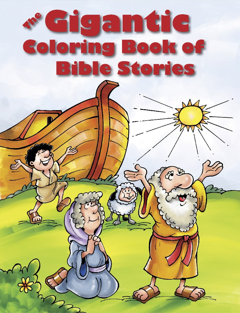 The Gigantic Coloring Book Of Bible Stories - Re-vived