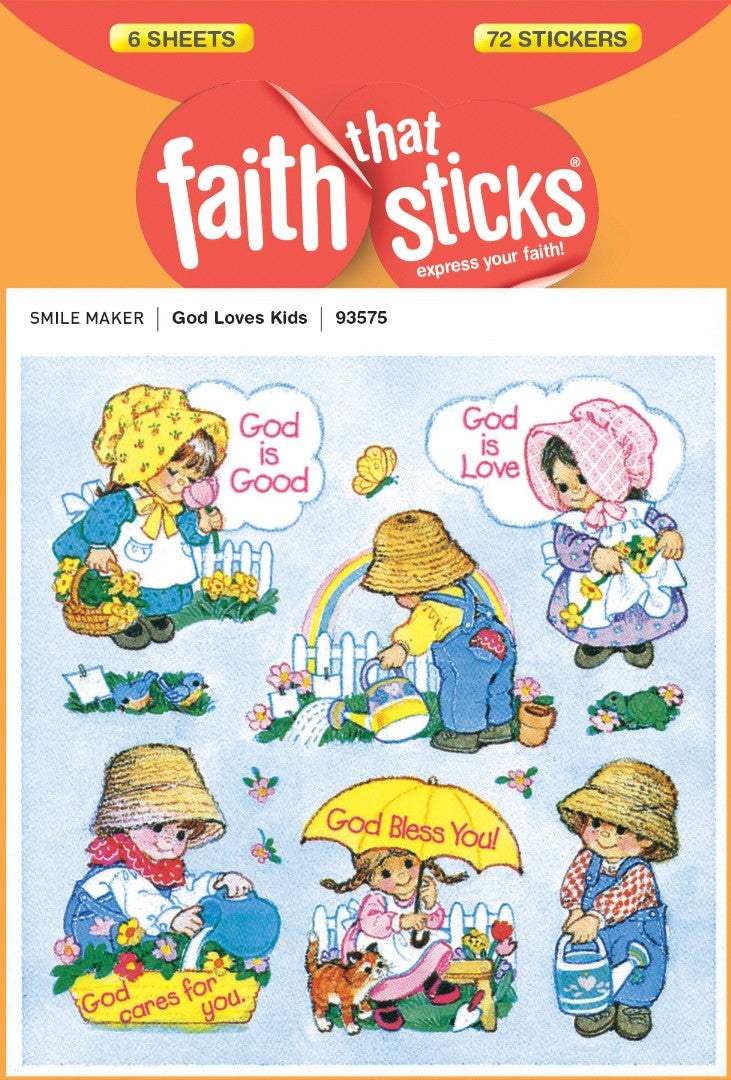 God Loves Kids - Faith That Sticks Stickers