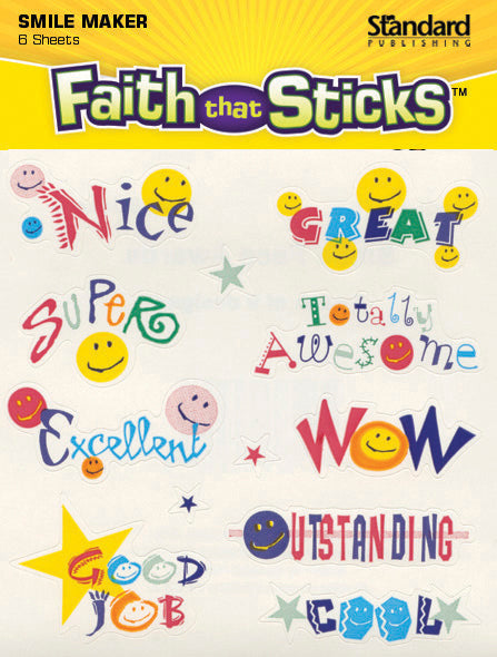 Smile Face Awards - Faith That Sticks Stickers