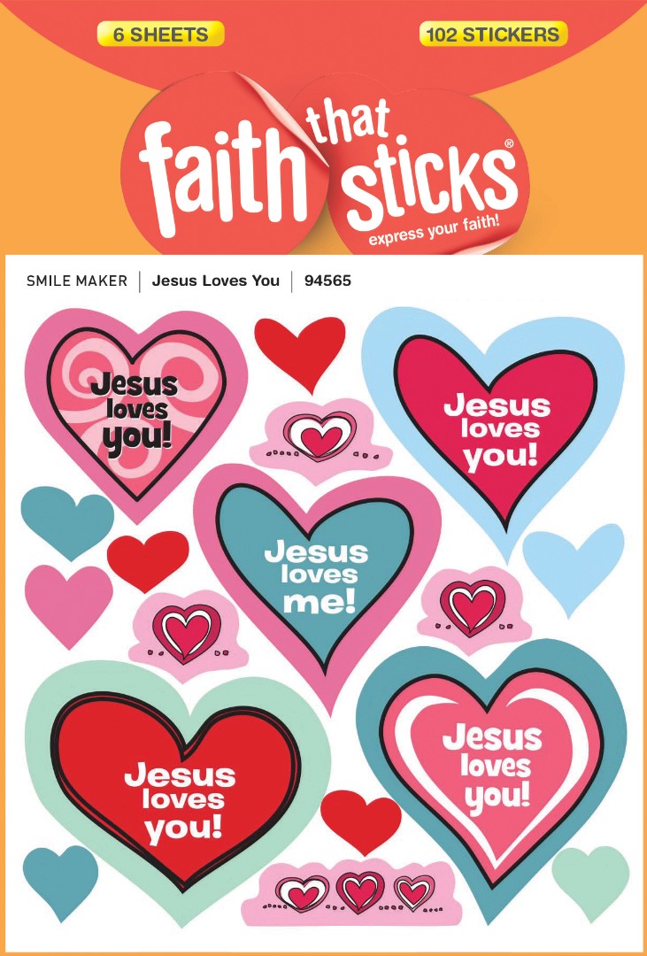 Jesus Loves You - Faith That Sticks Stickers