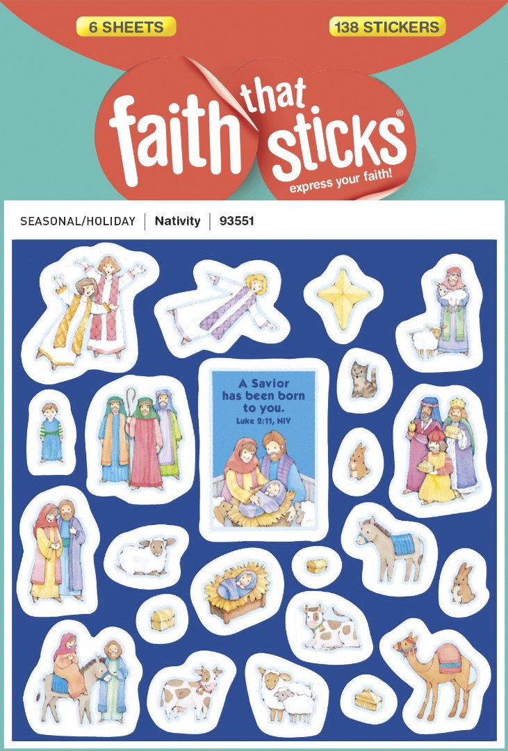 Nativity - Faith That Sticks Stickers
