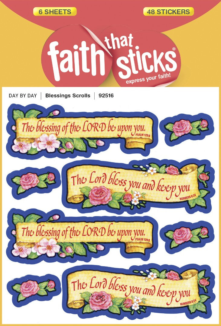 Blessings Scrolls - Faith That Sticks Stickers