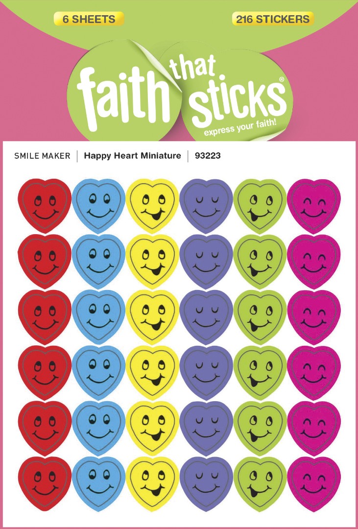 Happy Heart Miniature - Faith That Sticks Stickers