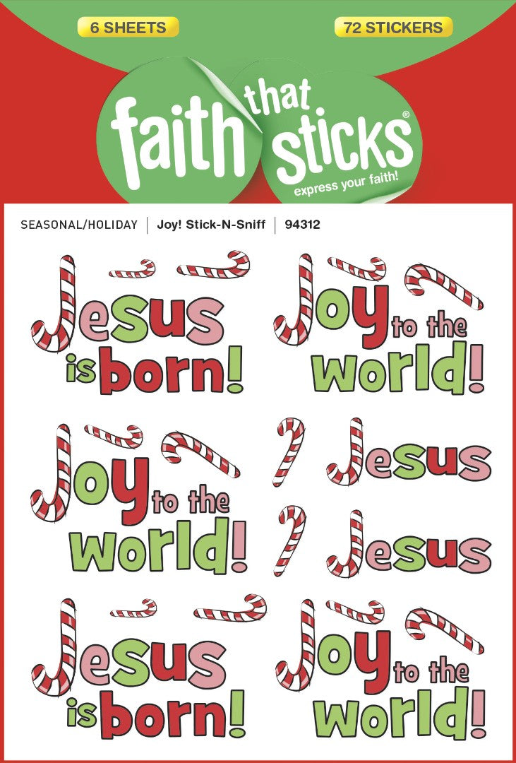 Joy! Stick-N-Sniff - Faith That Sticks Stickers