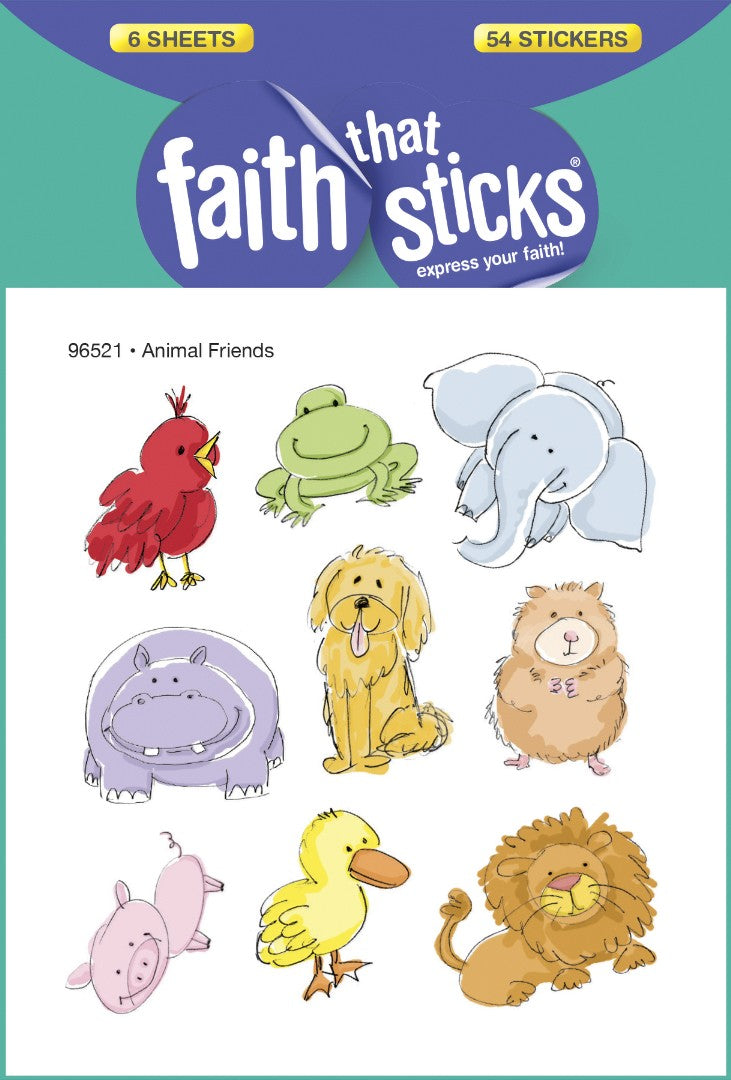 Animal Friends - Faith That Sticks Stickers