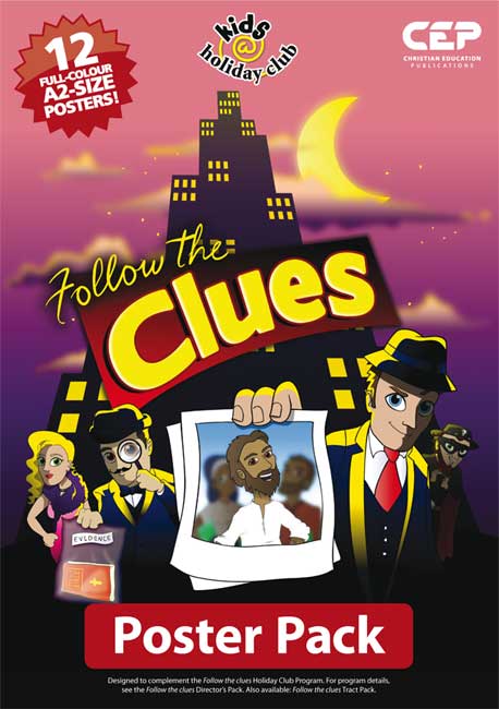 Follow The Clues (Full Colour A2 Poster Pack Of 12) - Re-vived