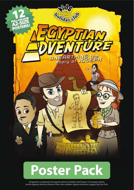 Egyptian Adventure (Full Colour A2 Poster Pack of 12) - Re-vived