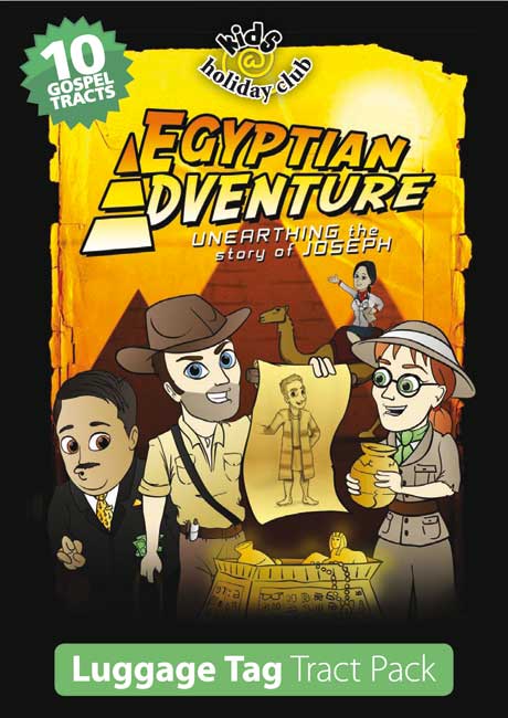 Egyptian Adventure (Luggage Tag Tract Pack Of 10) - Re-vived
