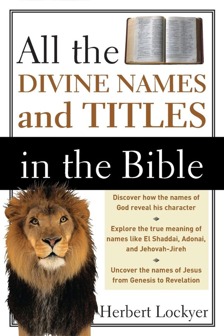 All The Divine Names And Titles In The Bible - Re-vived