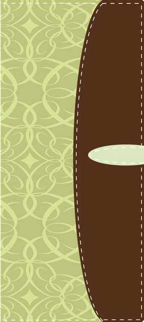 NVI Santa Biblia Contorno Fino Green/Brown - Re-vived