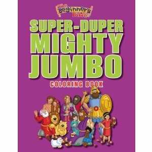 Beginner's Bible Super-Duper, Mighty, Jumbo Coloring Book