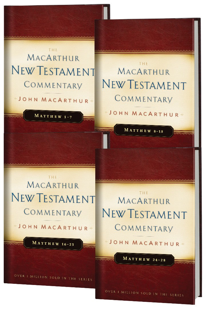 Matthew 1-28 Macarthur New Testament Commentary Four Volume - Re-vived