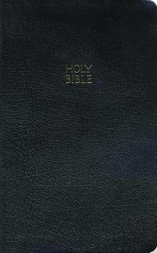 Kjv Ultraslim Bible, Bonded Leather Black Indexed