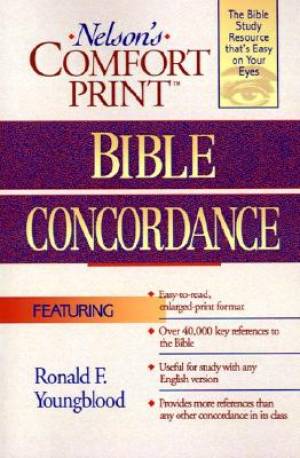 Comfort Print Bible Concordance - Re-vived