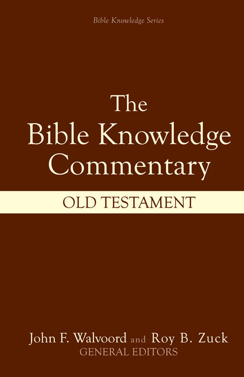 Bible Knowledge Commentary: Old Testament - Re-vived