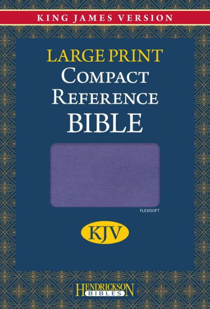 KJV Large Print Compact Reference Bible, Lilac - Re-vived