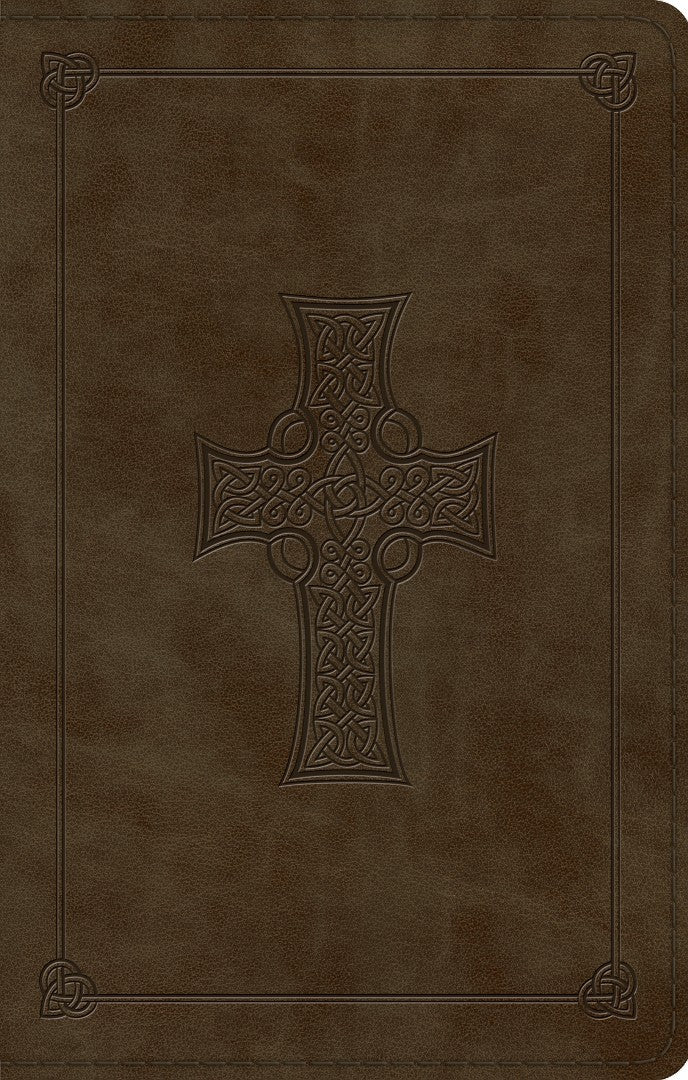 ESV Large Print Value Thinline Bible, Trutone, Olive