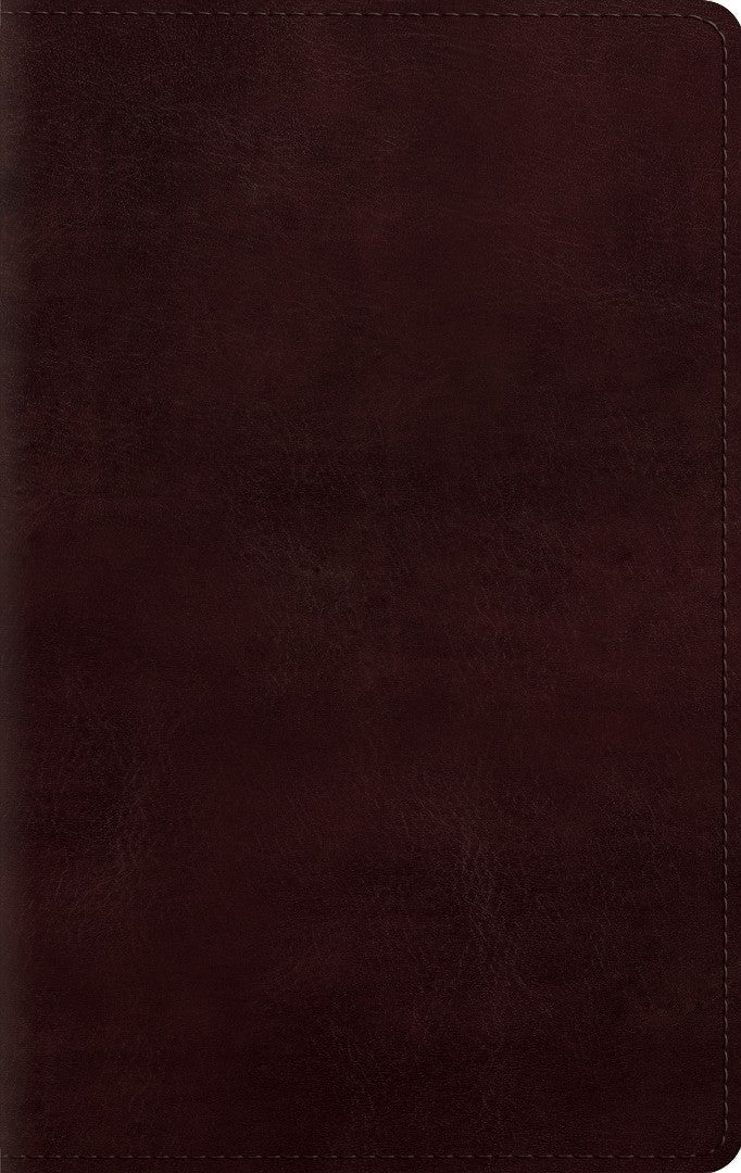 ESV Large Print Personal Size Bible, Trutone, Mahogany