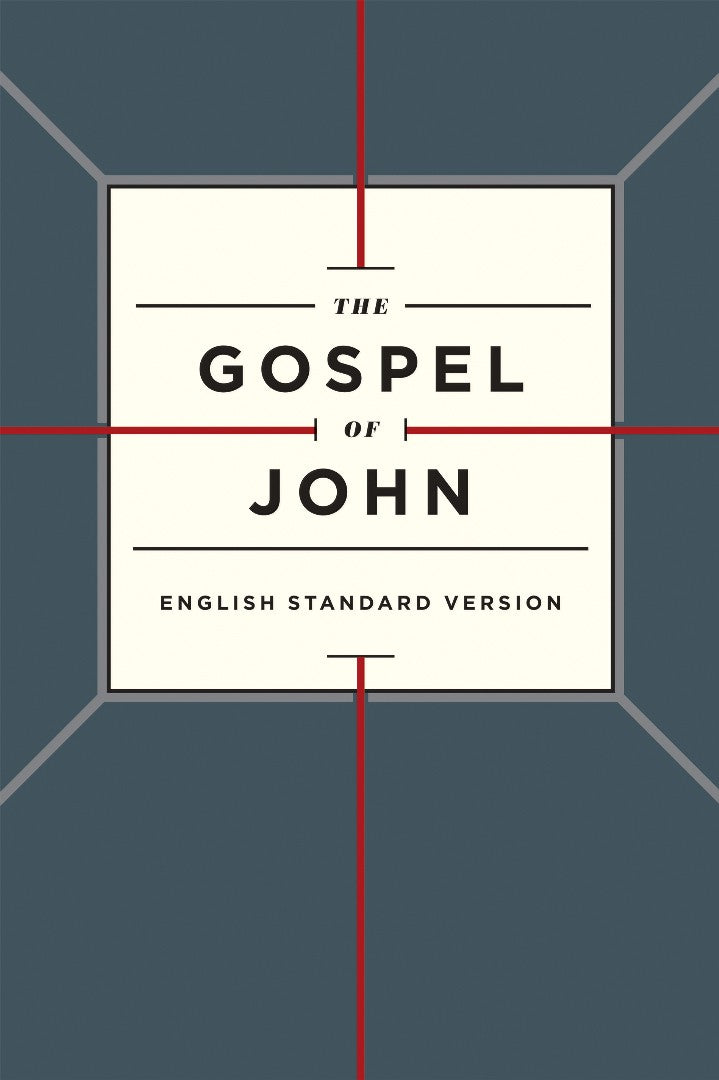 ESV Gospel Of John, Paperback, Cross Design