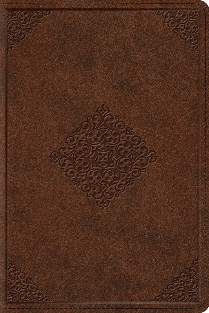 ESV Study Bible, Personal Size, Trutone, Saddle