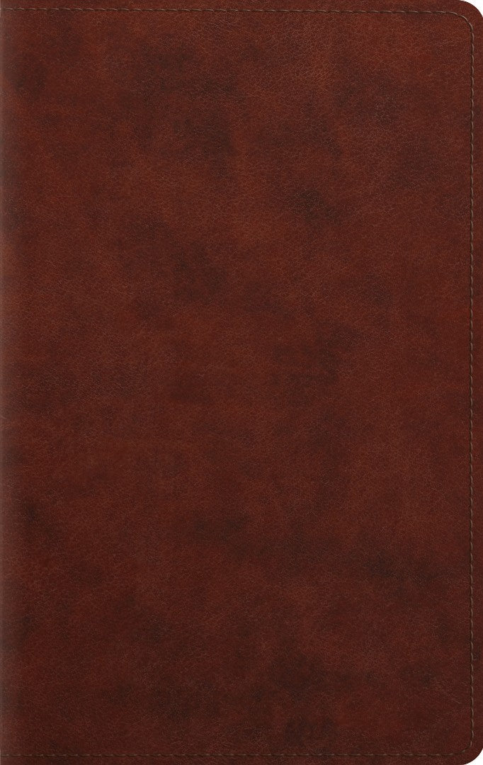 ESV Large Print Personal Size Bible, Trutone, Chestnut