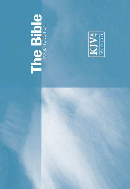KJV Transetto Text Edition Blue