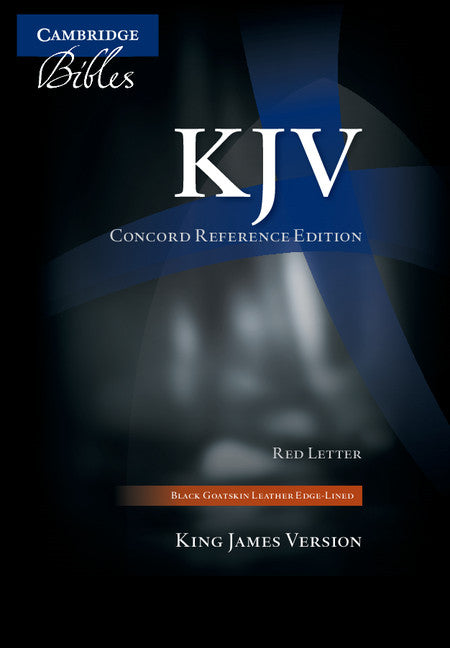 KJV Concord Reference Bible, Black Goatskin Leather