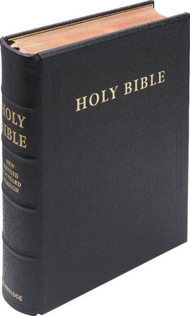 NRSV Lectern Edition Nr936:Tb Black Goatskin Leather - Re-vived