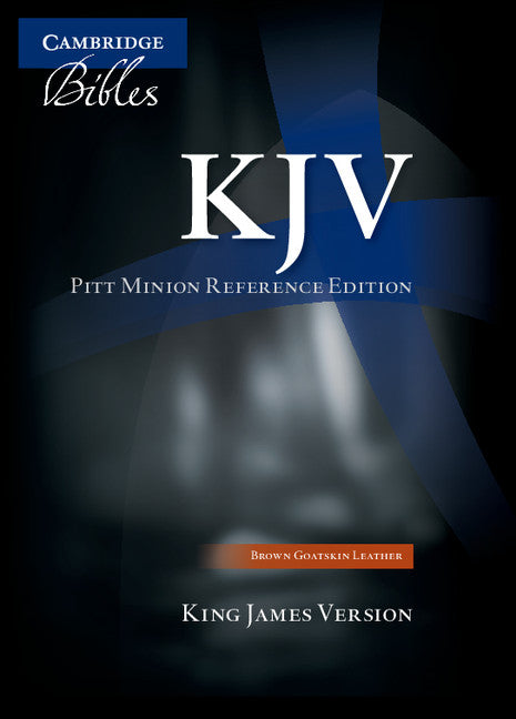 KJV Pitt Minion Reference Edition, Brown Goatskin Leather